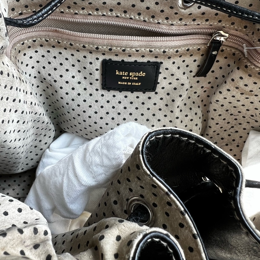 Kate Spade black leather hobo bag - Picture 12 of 12